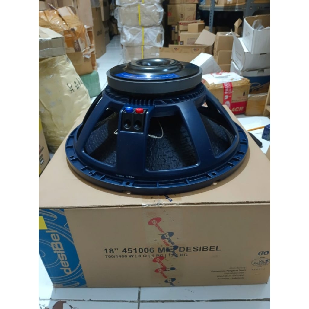 Speaker desibel 18 inch 451006 MK1  700/1400 Watt original