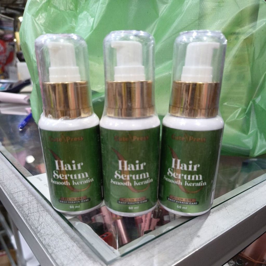 Cute press hair serum smooth keratin
