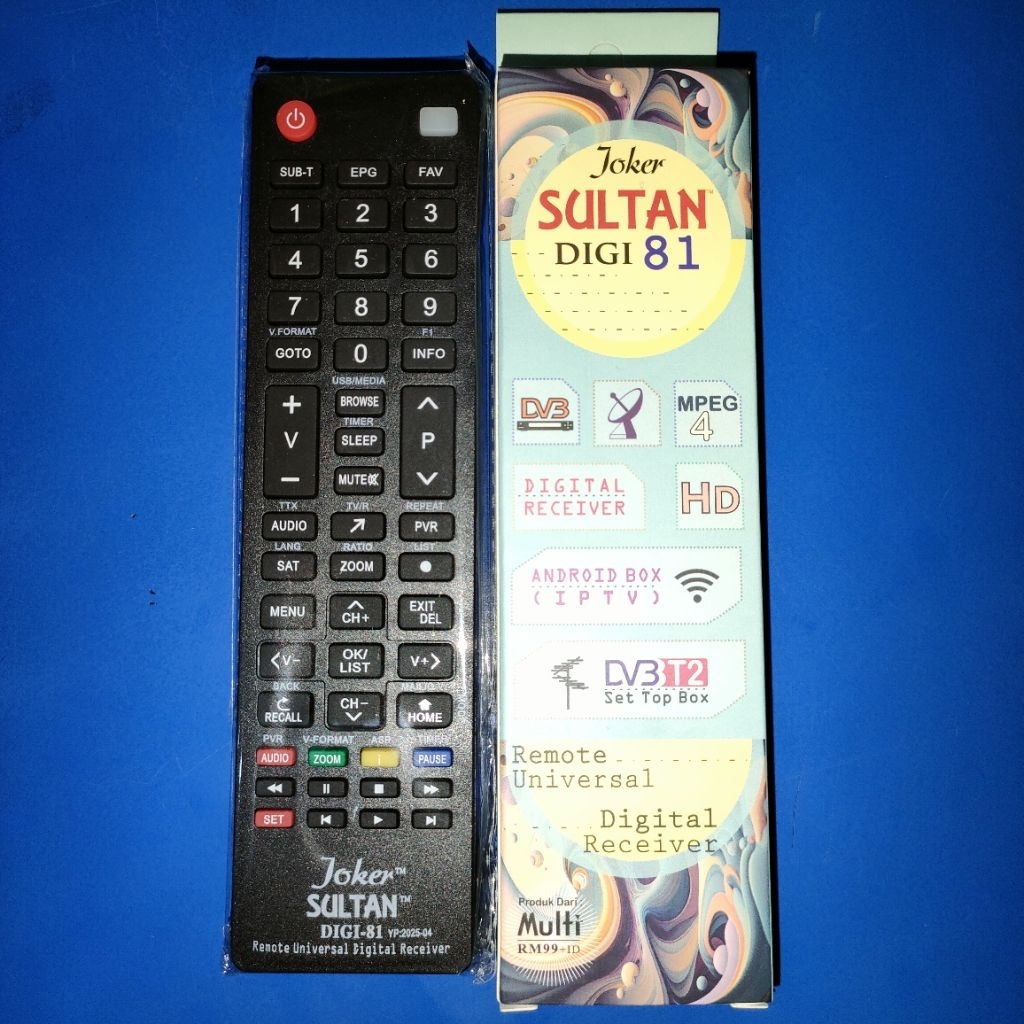 Remot Remote Joker Digital 81 STB Android Box / Set Up Box / Remote Universal / Digital Receiver