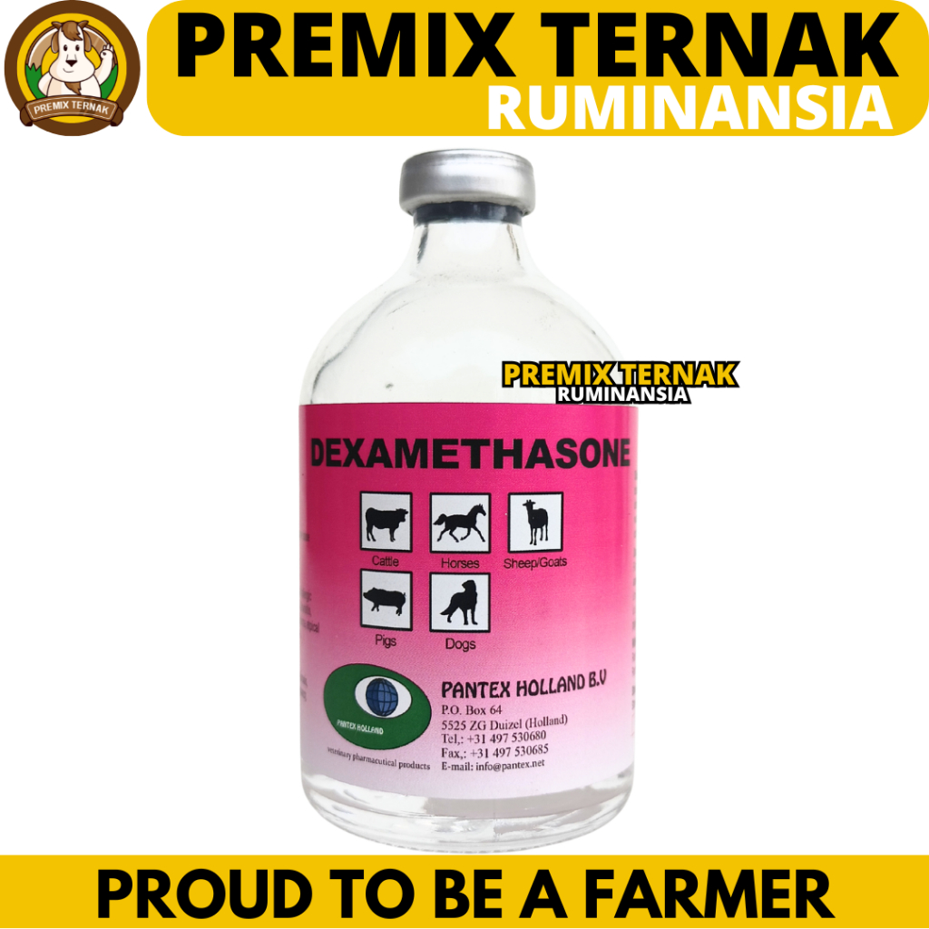 PANTEX DEXAMETHASONE 100 ML - Obat Hewan Anti Radang Anti Inflamasi Ternak Sapi Kambing Anjing