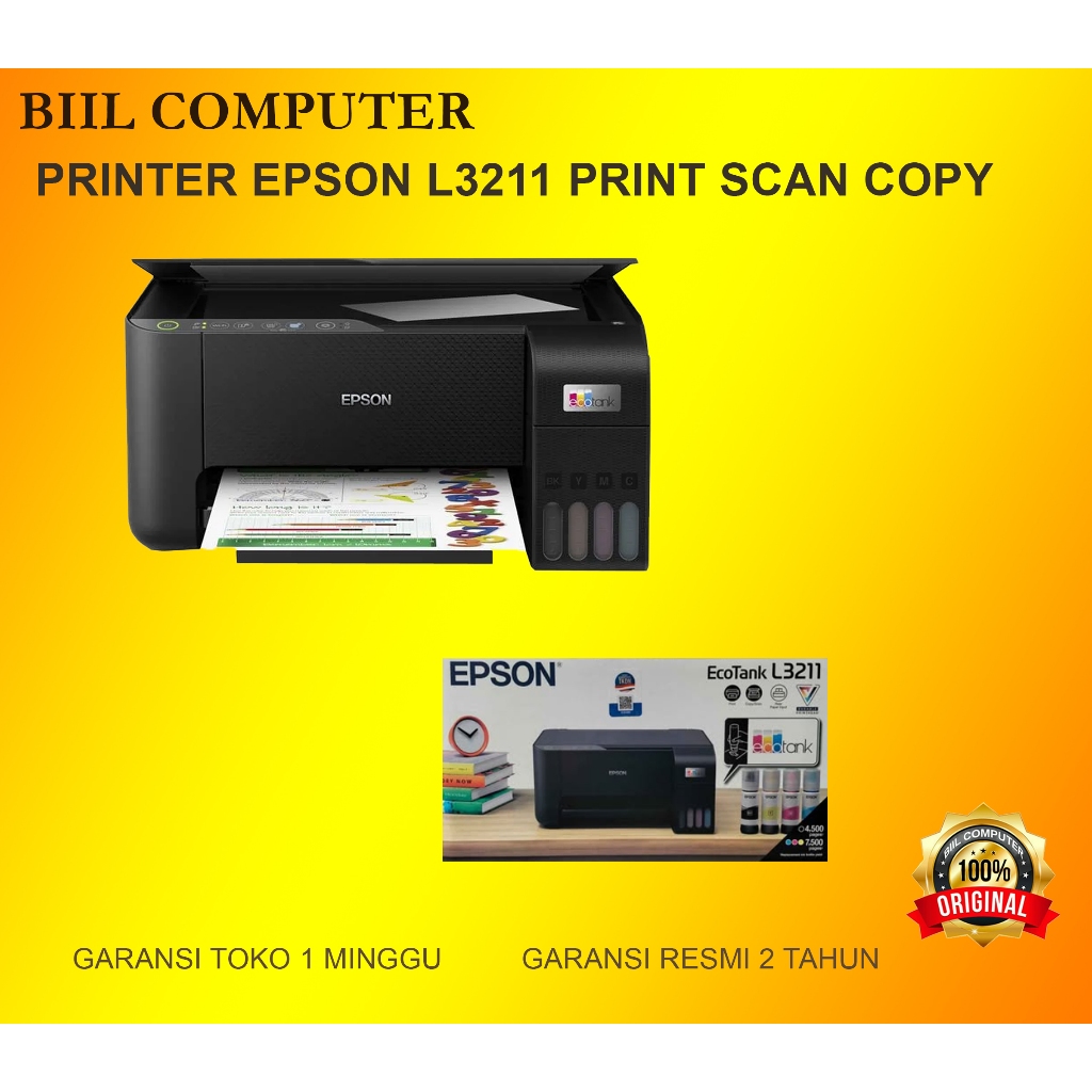 Printer Epson L3211 Print Scan Copy