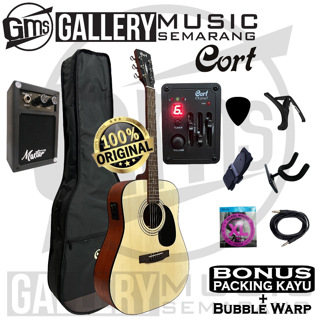 KHUSUS COD Gitar Akustik Elektrik Cort AD810E OP Preamp Cort CE304T Gitar Cort Original