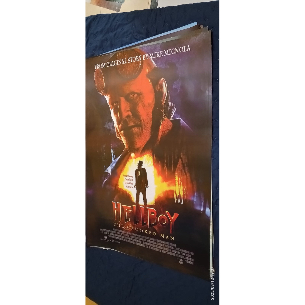 POSTER ORIGINAL MOVIE - FILM HELLBOY - EX BIOSKOP