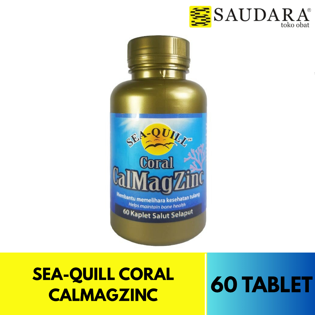 Sea-Quill Coral CalMagZinc (60 Kaplet)