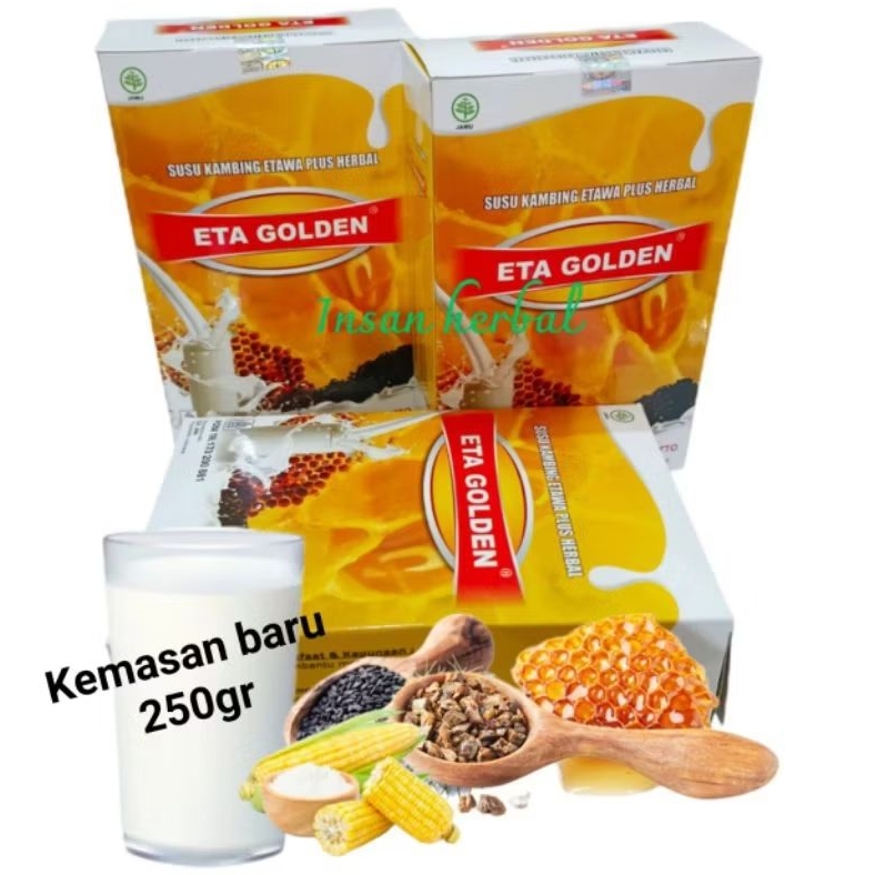 ETA GOLDEN susu kambing etawa plus herbal 250 gr