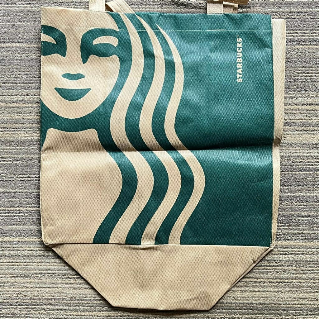 Starbucks Spunbond Reusable / Tas Spunbond Starbucks / Starbucks Reusable