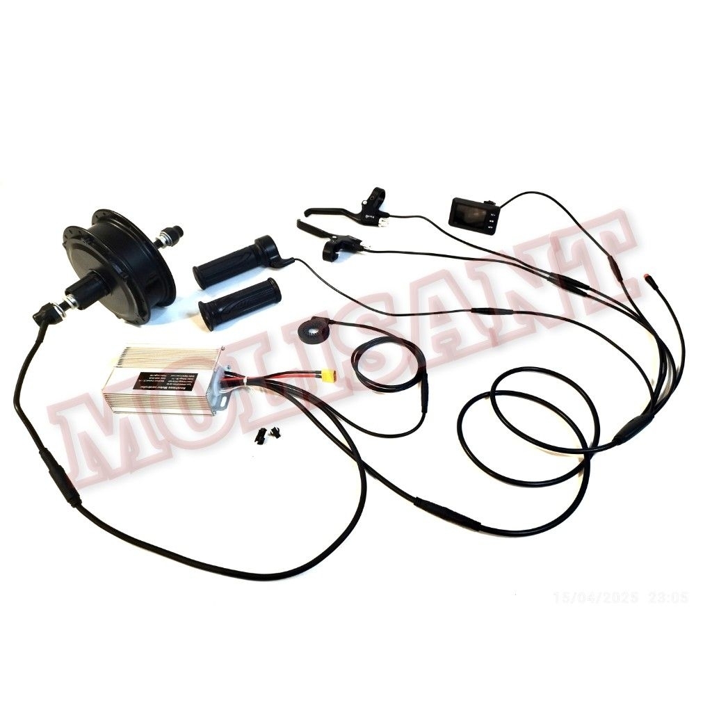 ebike kit bldc sepeda listrik rear hub 500w 48v cassette waterproof