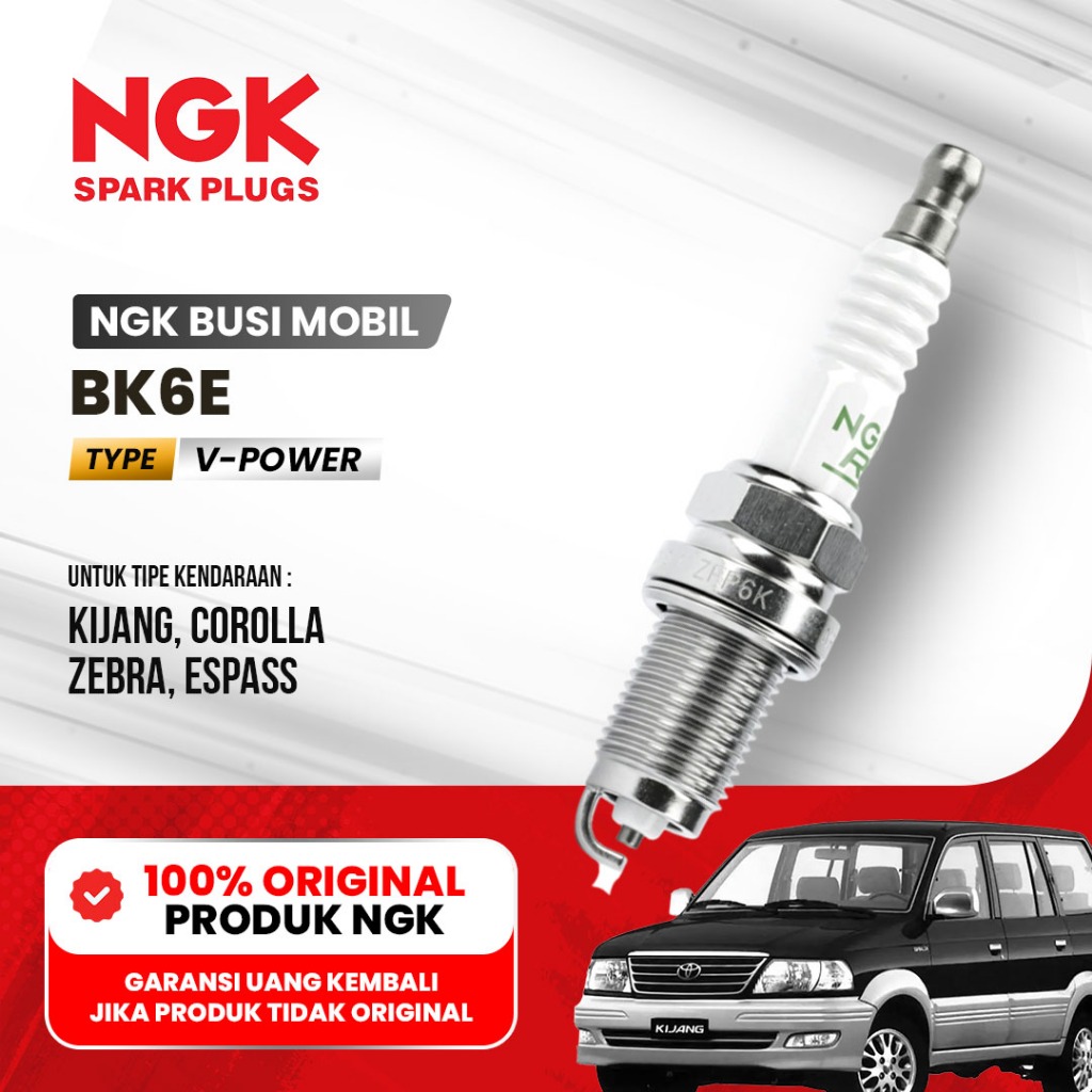 BUSI MOBIL NGK BK6E ORIGINAL – AVANZA XENIA CARRY KATANA FUTURA ESPASS