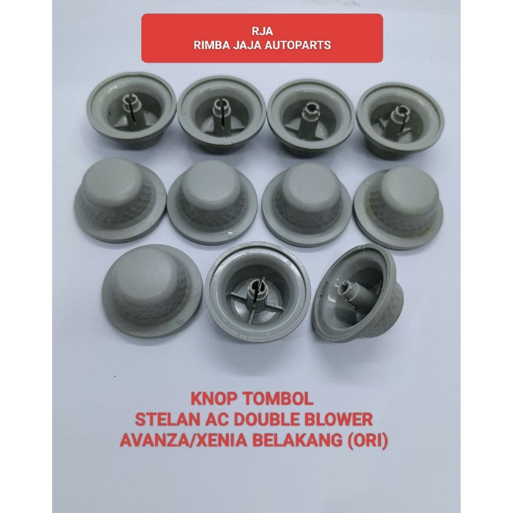 KNOP TOMBOL STELAN AC DOUBLE BLOWER UNTUK MOBIL AVANZA,XENIA BELAKANG (ORI)(ID.30MM OD.50MM)