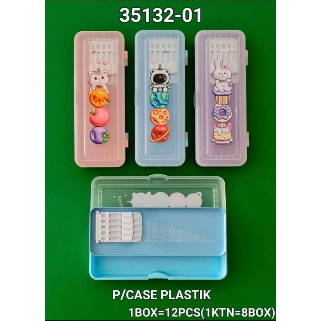 Xiaolingjing Pencil Case / Tempat Pensil Plastik 35132-01
