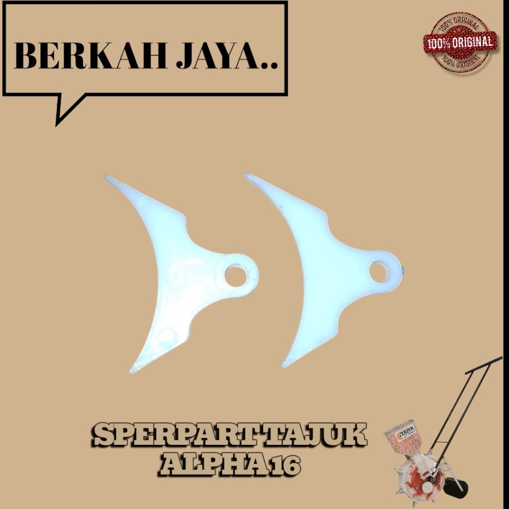 Pendorong Biji Jagung | Sperpart Alat Tanam Jagung Tajuk Alpha 16