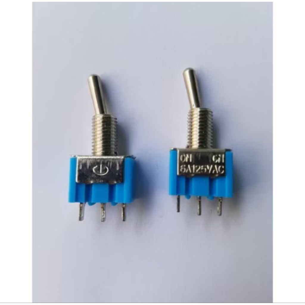 SAKLAR TOGEL / TOGGLE - SWITCH TOGEL 3 PIN- 3 KAKI KECIL ON