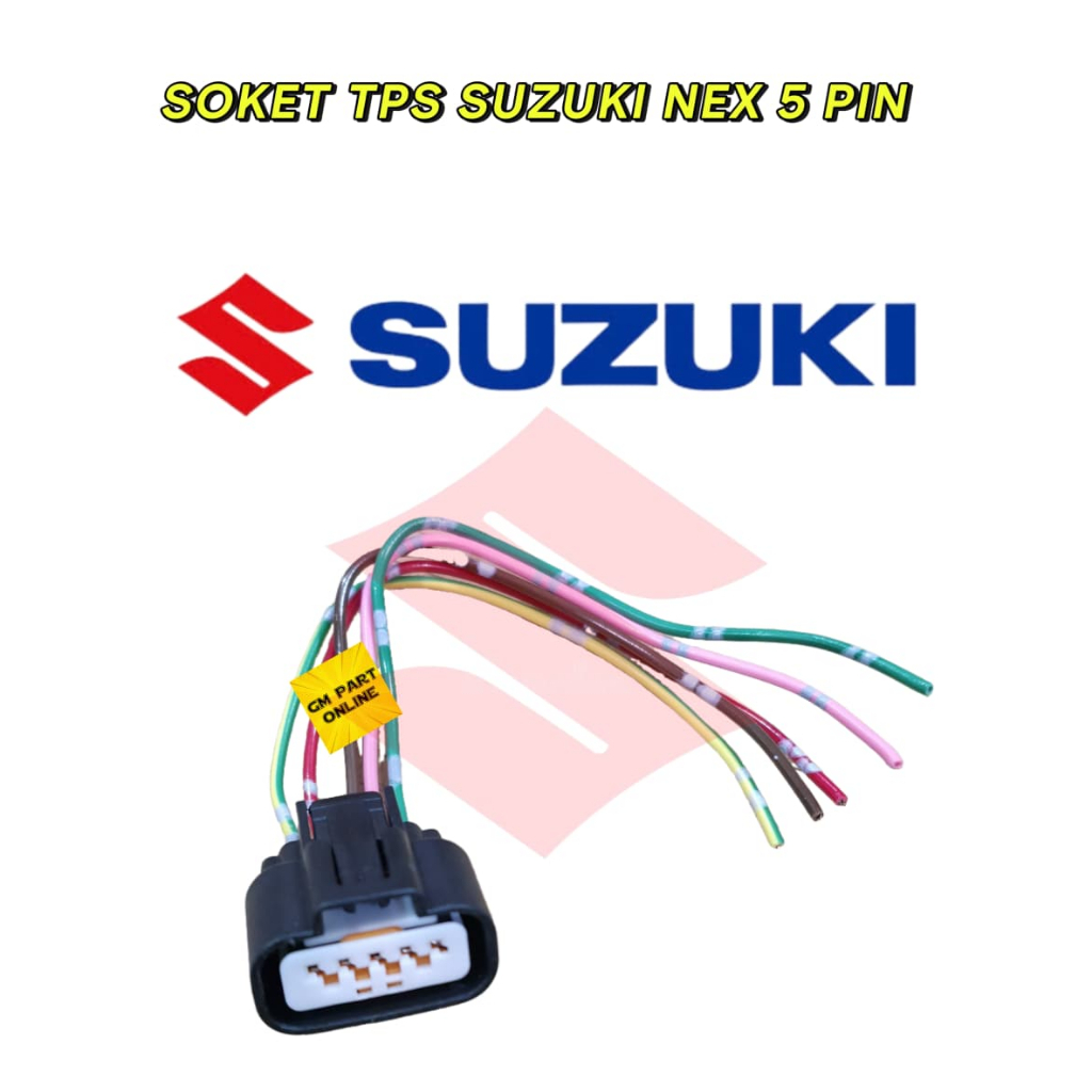 Kabel Soket TPS Maqs Pin 5 Suzuki FI Satria FU GSX R Nex Address
