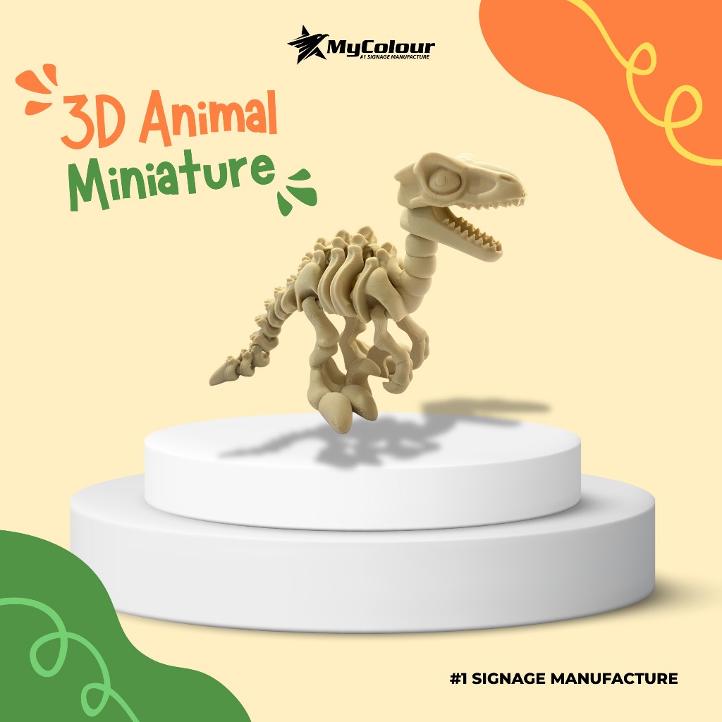 Miniatur Hewan 3D l Naga l Ular