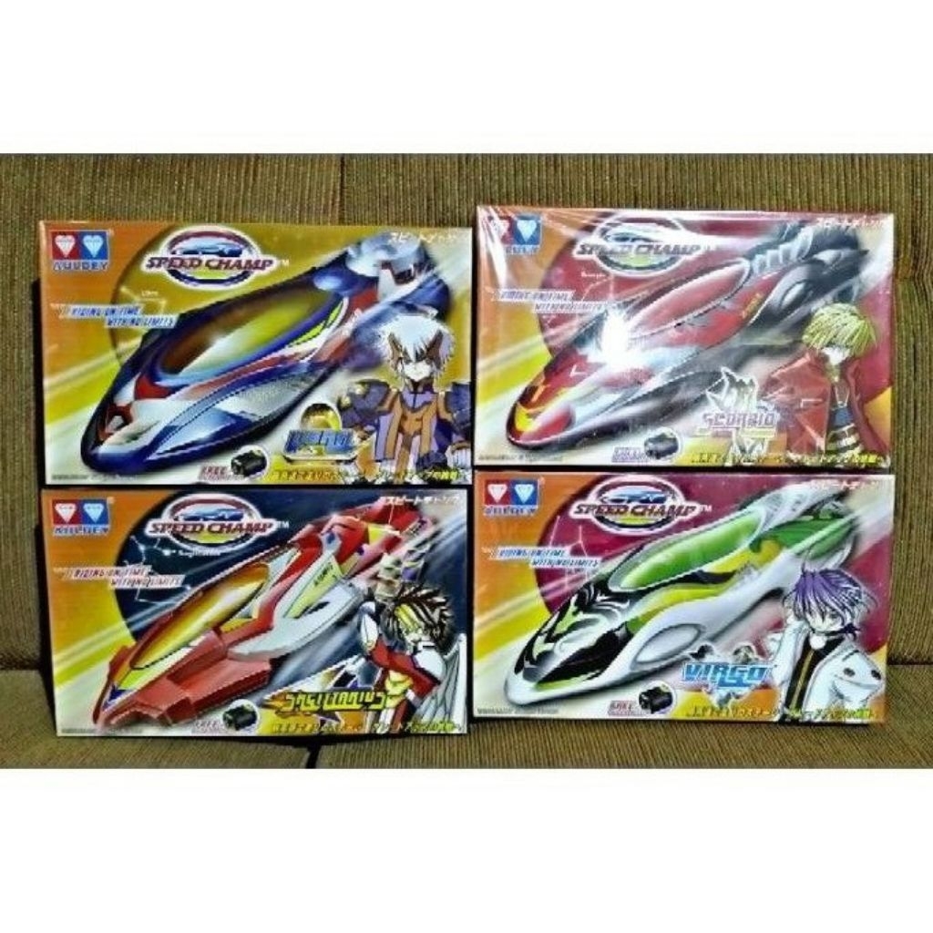 Speed Champ Mobil Tamiya Auldey Mainan Mini 4WD
