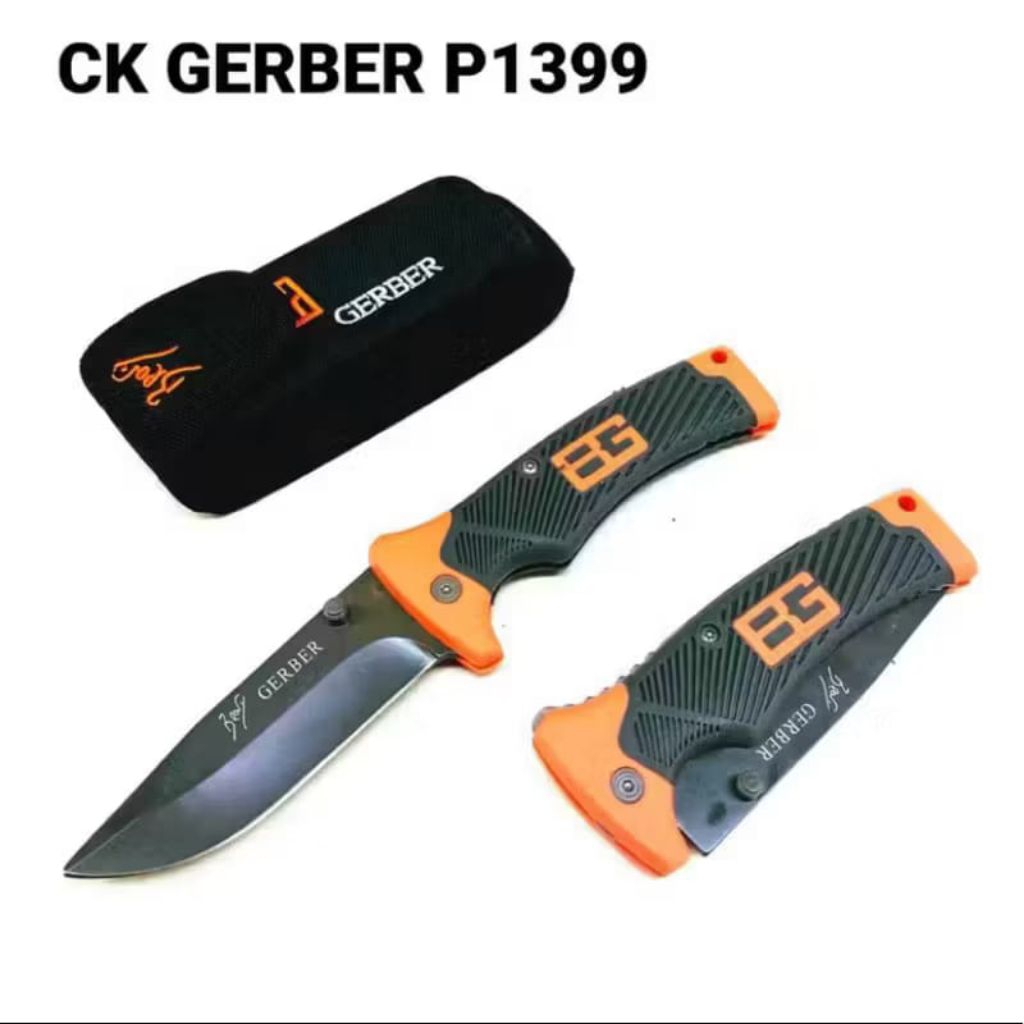 Pisau lipat Gerber pisau outdoor survival bushcraft
