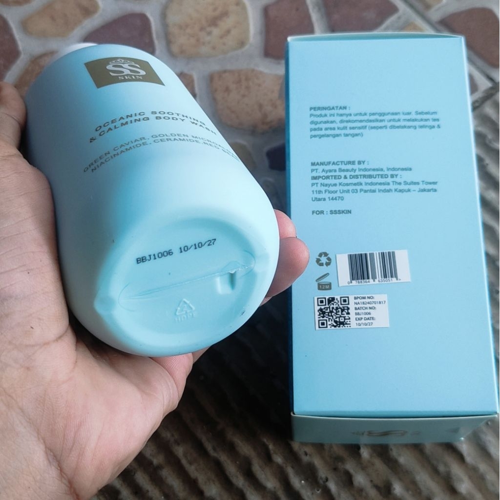 SS Skin Oceanic Soothing Calming Body Wash - Sabun Mandi Beauty Nutrisi Kulit SNI