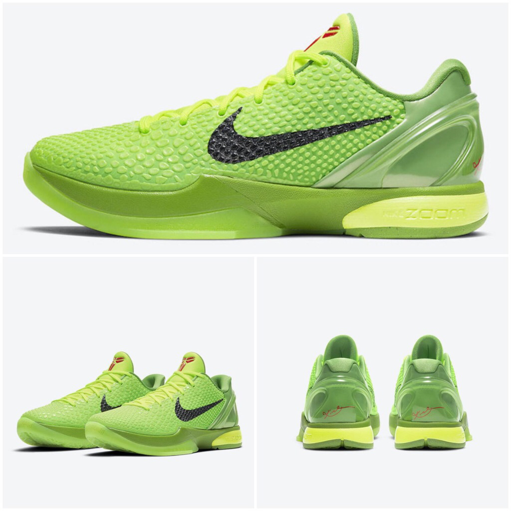 Sepatu Basket Kobe 6 Protro Grinch Green