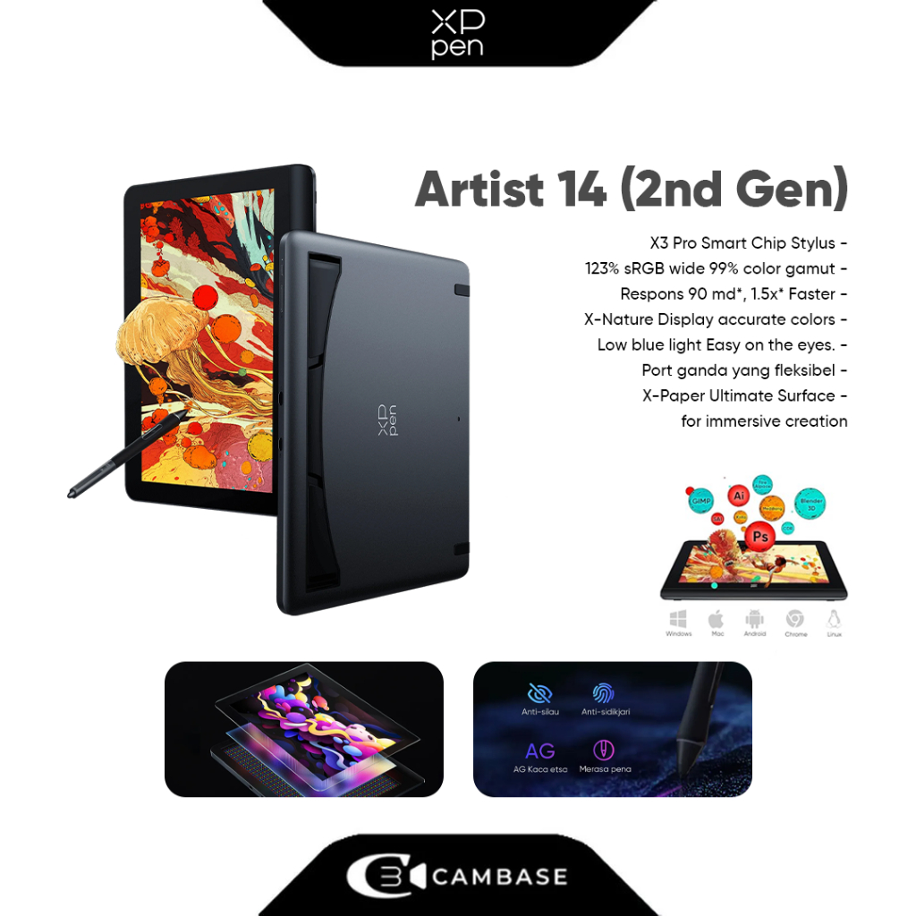 XPPen Artist Pro 14 (Gen 2) Pen Display 14" 16K
