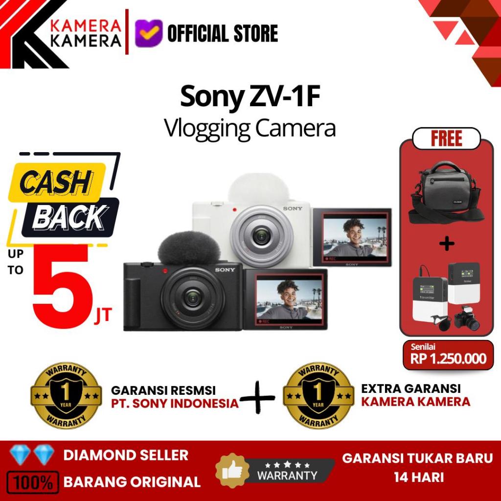 Sony ZV-1F / SONY ZV 1F / SONY ZV1F Digital Compact Kamera Vlog 4k Garansi Resmi