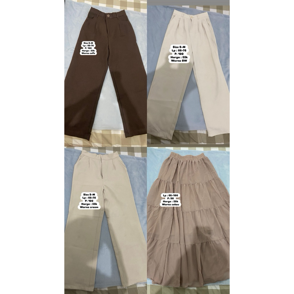 preloved celana kulot loose pants
