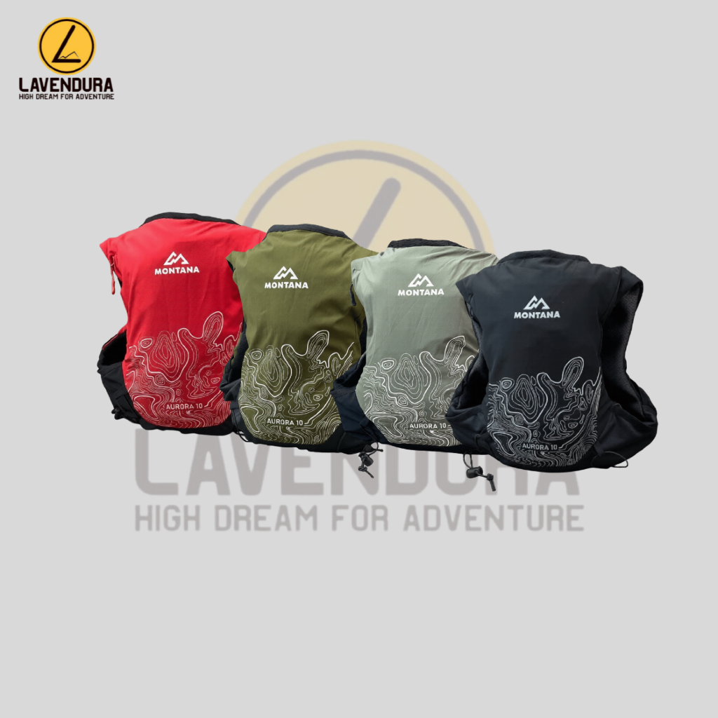 Montana Aurora UL10 Lite Tas Runners Montana hydropack Montana hydro pack bacpack daypack ransel sem
