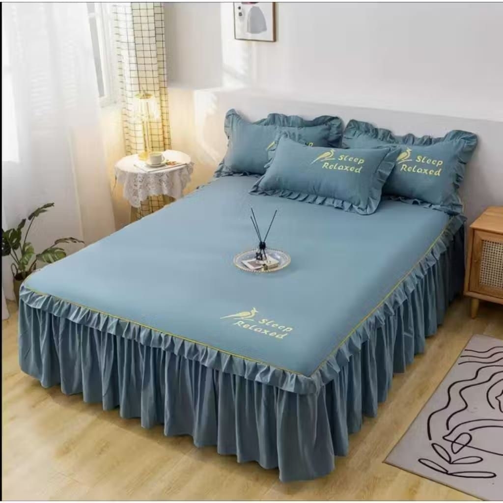 SPREI RUMBAI JUMBO POLOS UKURAN 200X180CM FREE ONGKIR