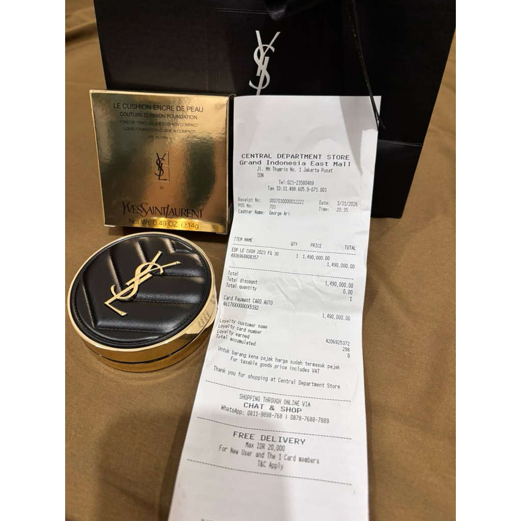 Cushion Foundation YSL Le Cushion Encre De Peau shade 30