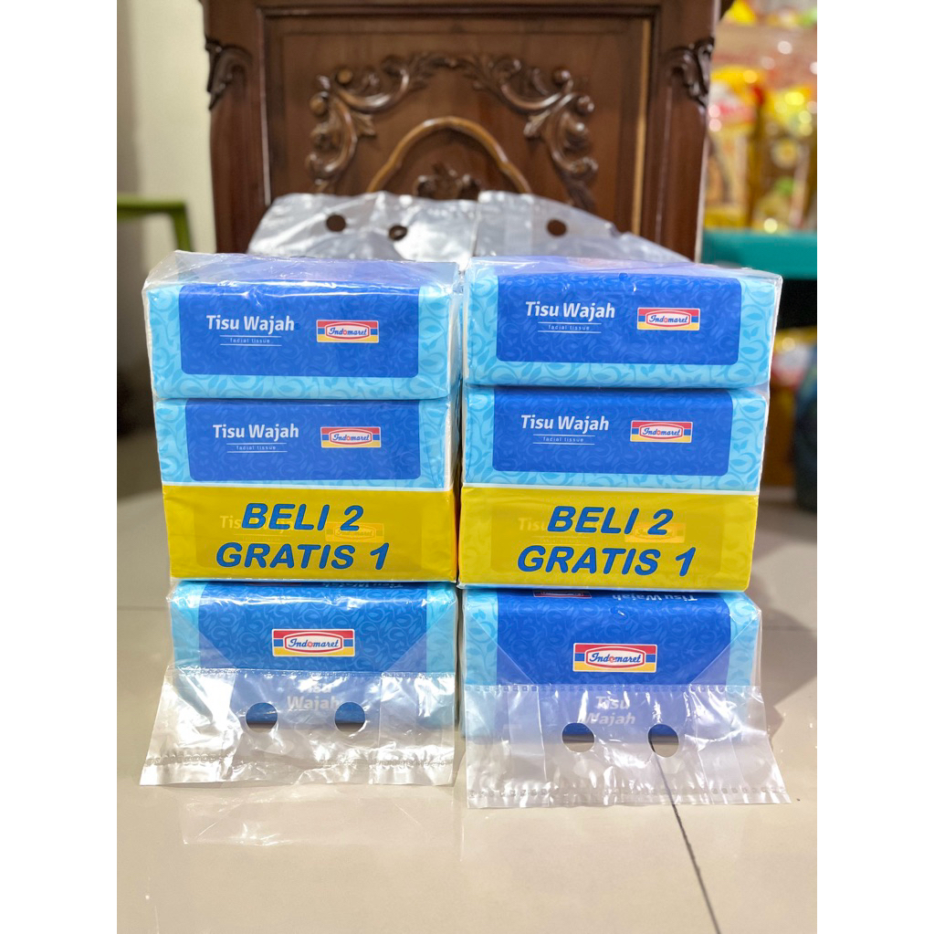 Tissue Indomaret 3pcs 180 2ply | Indomaret Tissue Wajah