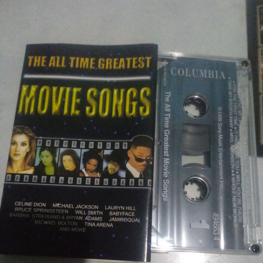 kaset pita original full box "Movie Songs"