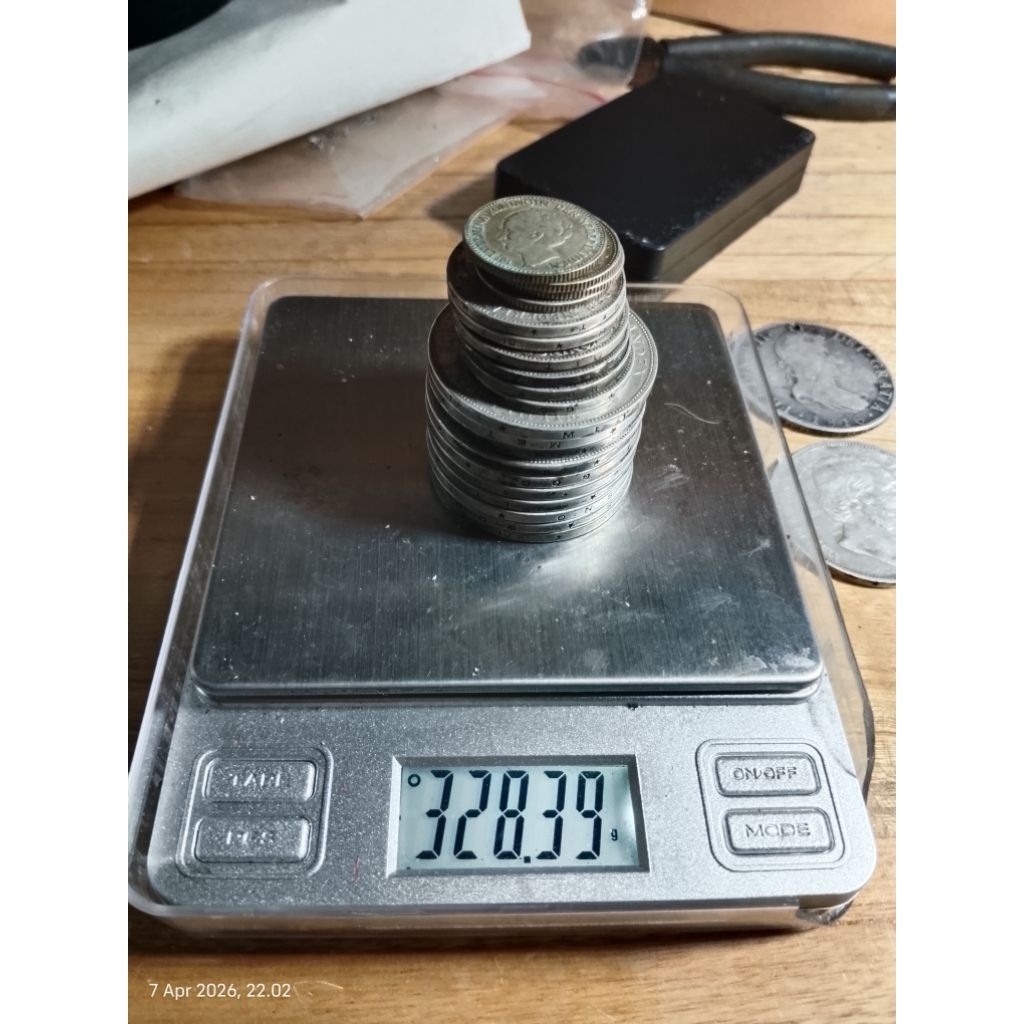 koin kuno wilhelmina 2½ G 10 pcs 1G 6 pcs ½G 4 pcs Koin willem 2½G 1 pcs
