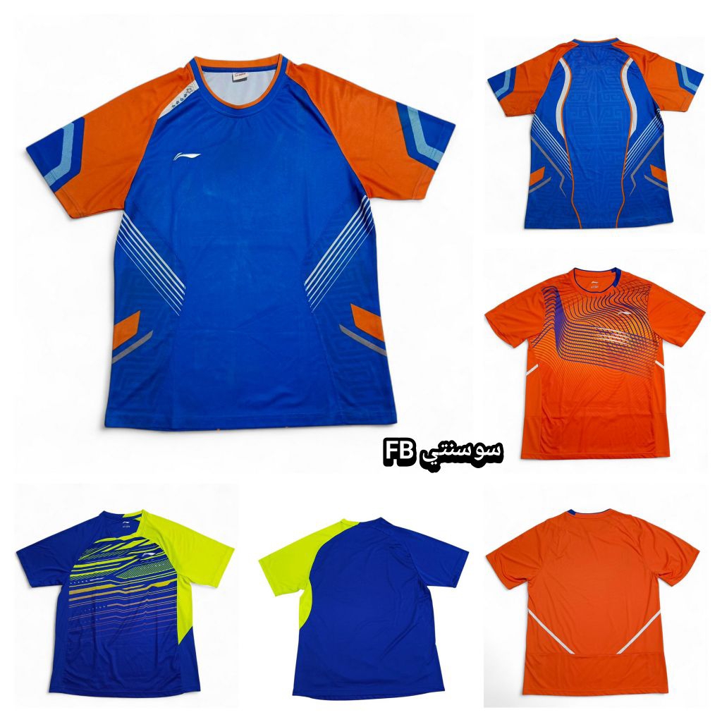 KAOS BADMINTON DAPAT 2 BULUTANGKIS LINING MULUS LIKE NEW XXL