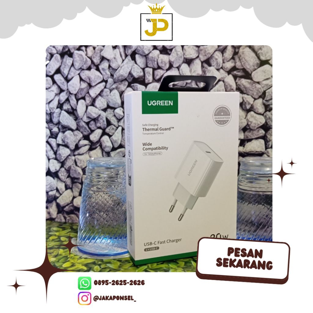 Kepala charger & Kabel Data  ugreen