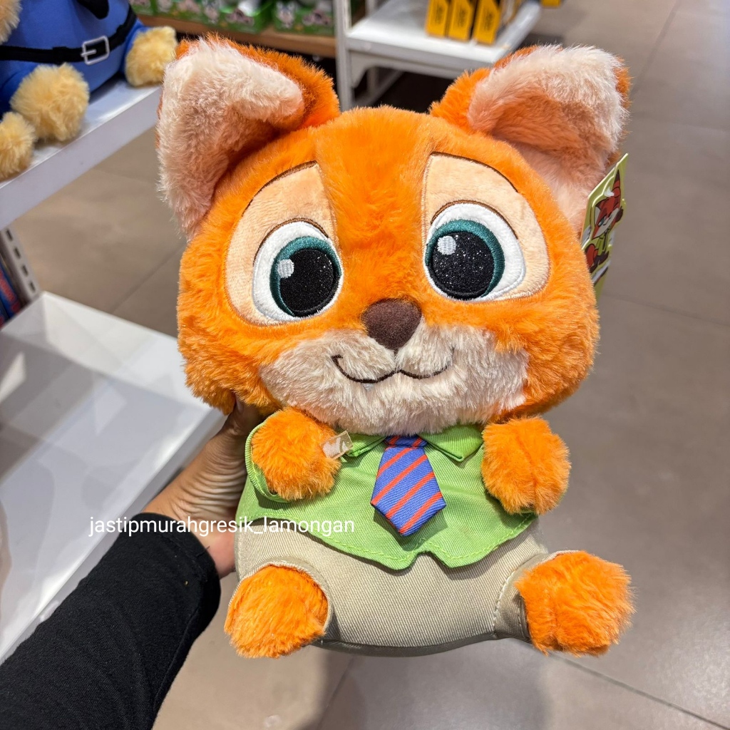 Boneka Karakter Zootopia x Miniso | Boneka Rubah & Kelinci Lembut Empuk Lucu Kado Anak