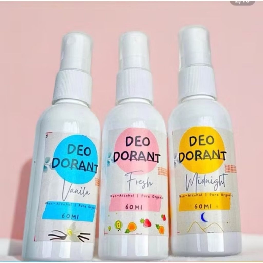 DEODORANT TAWAS SPRAY ALAMI NON ALKOHOL [ BPOM ]