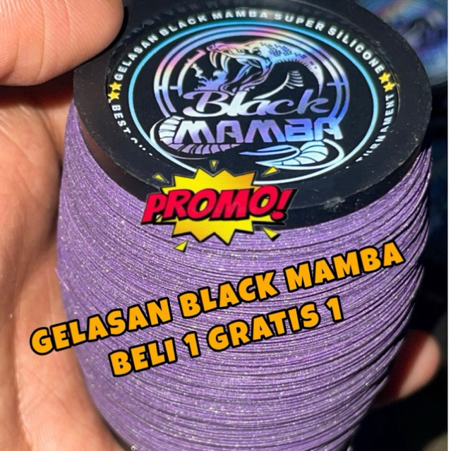 BELI 1 GRATIS 1 GELASAN BLACK MAMBA PANJANG 1200 YARD GELASAN SUPER TAJAM