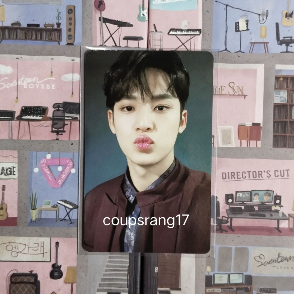 PHOTOCARD OFFICIAL SEVENTEEN MINGYU CIMUMU MEMBOOK