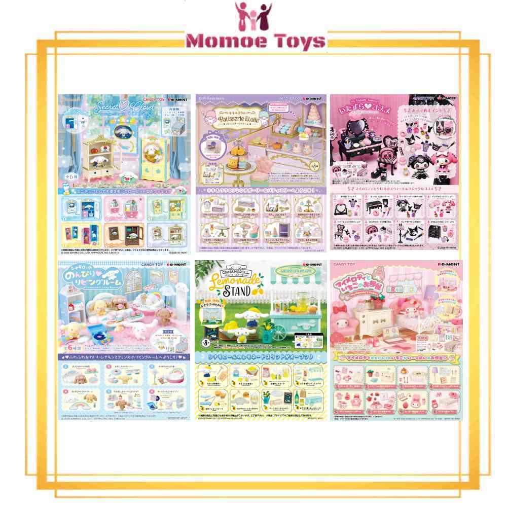 Re-ment Miniature Sanrio / Re-ment HANGYODON ROOM / Re-ment Sanrio Cinnamoroll CLoset / Re-ment Sanr