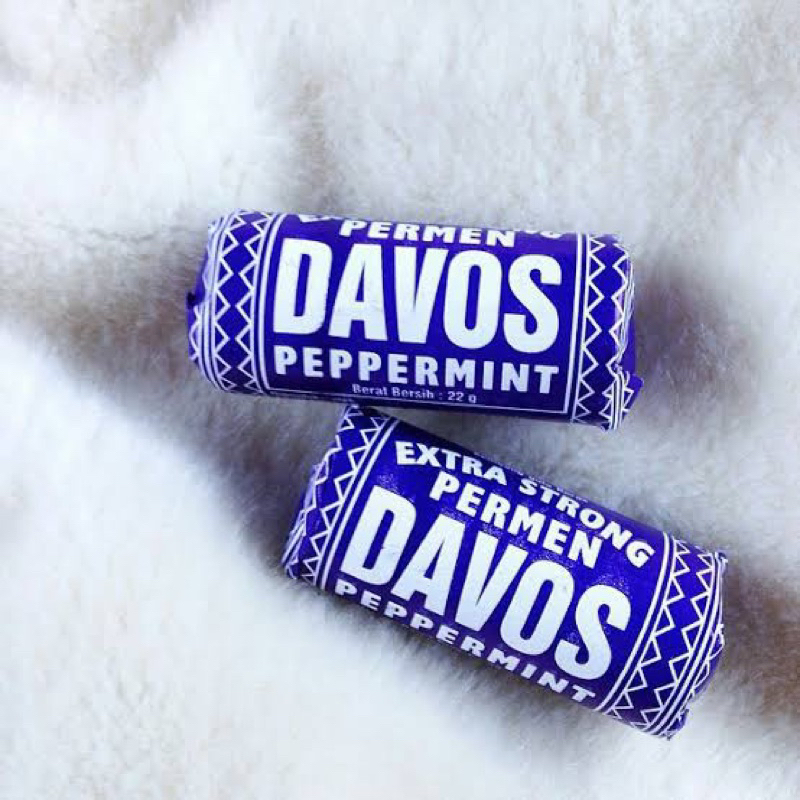 Permen Davos Isi 10 Roll | Permen Mint Pedas Jaman Dulu