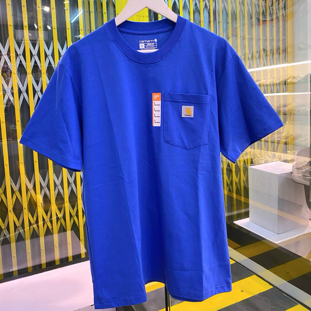 Promo Carhartt T-shirt Pocket Blue (Original)