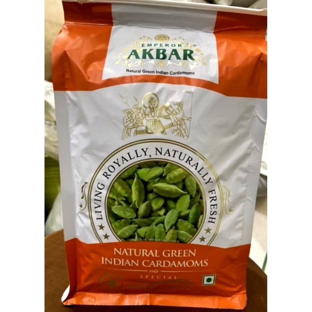 KAPULAGA HIJAU AKBAR 1 kg ( kapulaga masak / kapulaga india / green cardamom ) emperor akbar