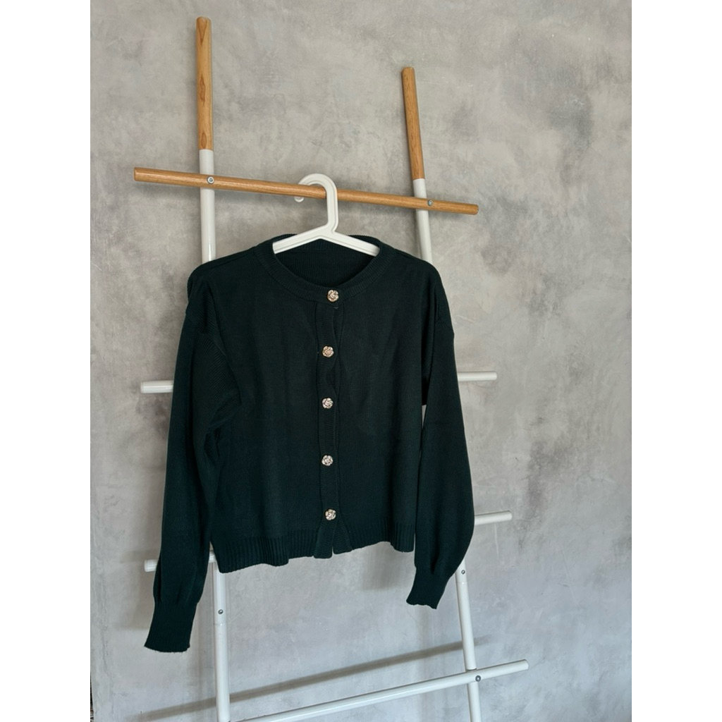 Preloved cardigan hijau