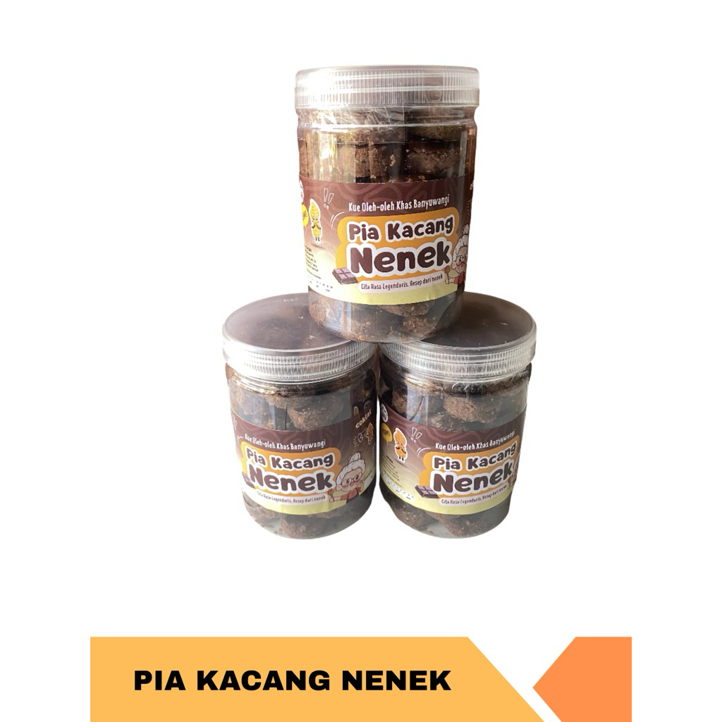 Pia Kacang/ Kue Kacang Nenek/ Pia kacang kering toples mini