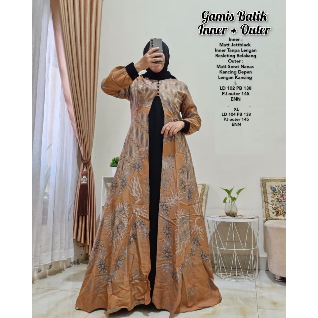 Gamis Lidya Batik