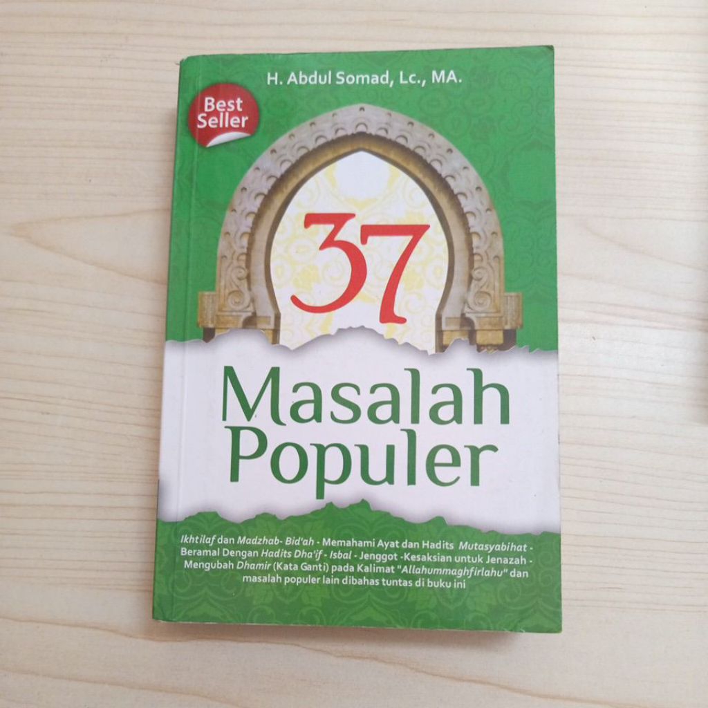 BUKU 37 MASALAH POPULER OLEH H ABDUL SOMAD