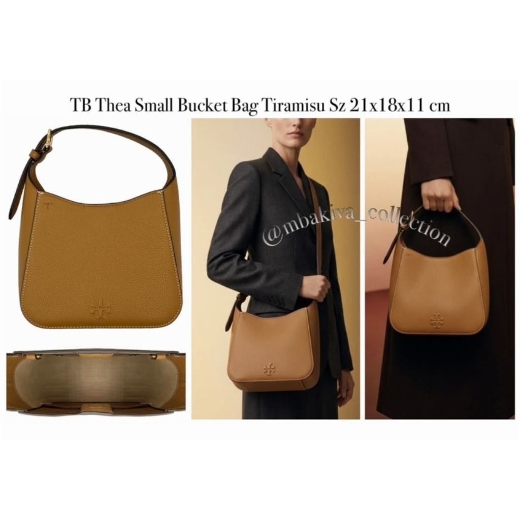 TB Thea Small Bucket Bag Tiramisu