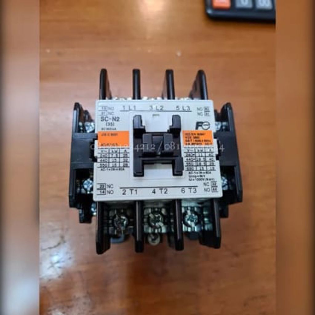 KONTAKTOR CONTACTOR FUJI SC N2 220VAC CONTACTOR FUJI SCN2