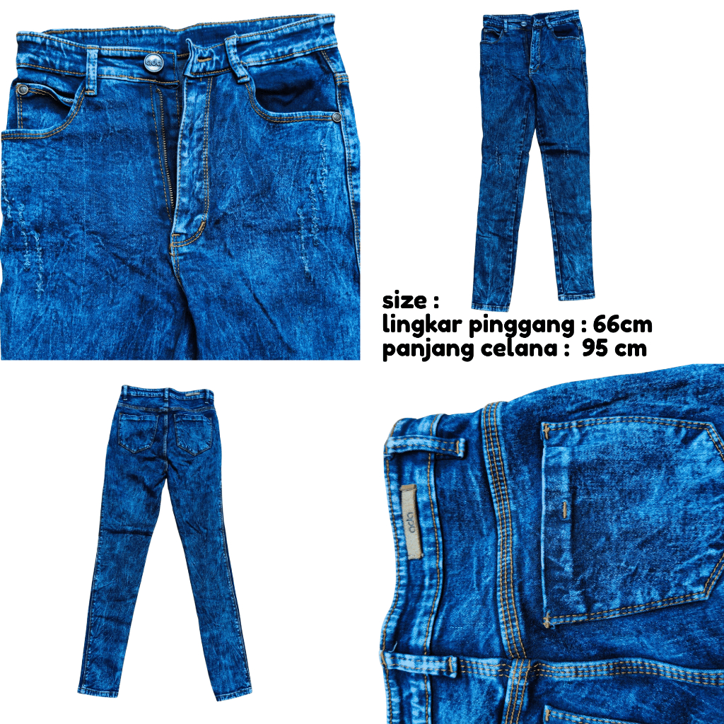 [HTSPRELOVED] Celana jeans panjang celana wanita celana jeans remaja