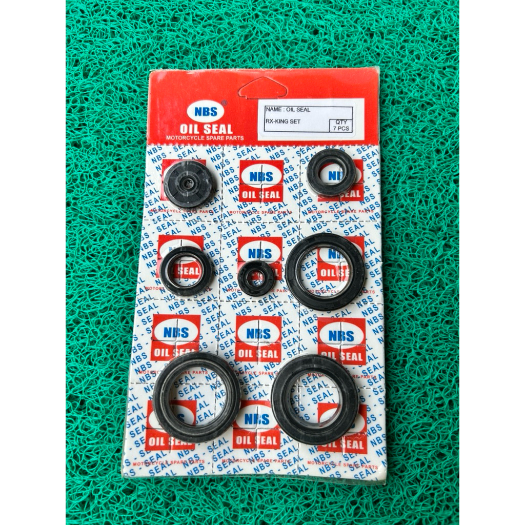 SEAL SET (NBS) RXK / RXS / RX SPESIAL / RX KING SIL OIL OLI MESIN SET KOMPLIT NBS SEAL OIL SEAL OLI