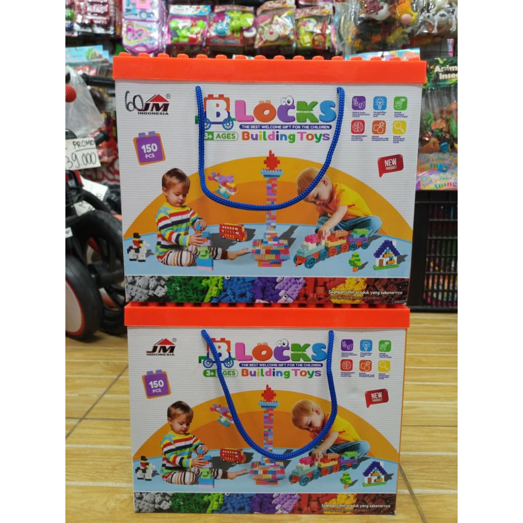 mainan anak blocks susun isi150 jm92011cb